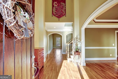 This beautiful house is nestled on 1.7 acres in the coveted on Coweta Club in Georgia - for sale on GolfHomes.com, golf home, golf lot