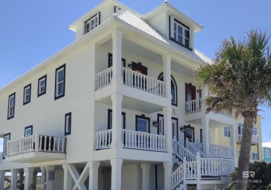 Nestled within a gated community, this stately GULF FRONT home on Kiva Dunes Golf Club in Alabama - for sale on GolfHomes.com, golf home, golf lot