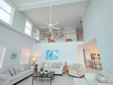 Nestled within a gated community, this stately GULF FRONT home on Kiva Dunes Golf Club in Alabama - for sale on GolfHomes.com, golf home, golf lot