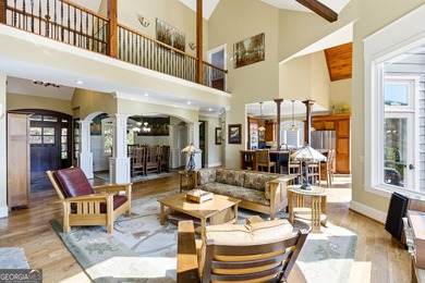 This stunning mountain retreat combines timeless craftsman on Big Canoe Golf Club - Cherokee in Georgia - for sale on GolfHomes.com, golf home, golf lot