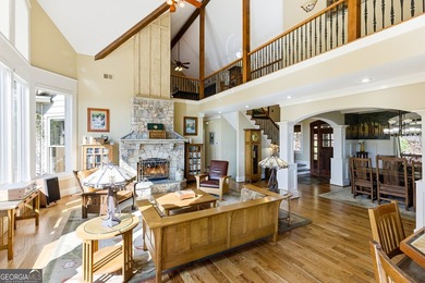 This stunning mountain retreat combines timeless craftsman on Big Canoe Golf Club - Cherokee in Georgia - for sale on GolfHomes.com, golf home, golf lot