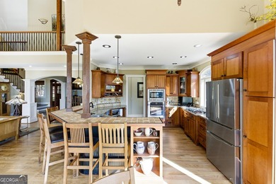 This stunning mountain retreat combines timeless craftsman on Big Canoe Golf Club - Cherokee in Georgia - for sale on GolfHomes.com, golf home, golf lot