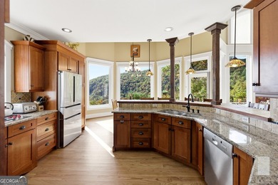 This stunning mountain retreat combines timeless craftsman on Big Canoe Golf Club - Cherokee in Georgia - for sale on GolfHomes.com, golf home, golf lot