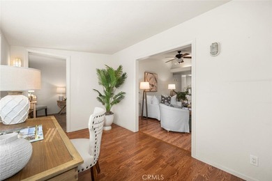 Mutual 12-68E ~ This beautifully expanded 2 bedroom 1 bath home on Leisure World Seal Beach Golf Course in California - for sale on GolfHomes.com, golf home, golf lot