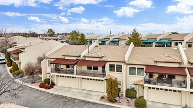 Charming 2-bedroom townhome with beautiful views of the Bradshaw on Prescott Golf and Country Club in Arizona - for sale on GolfHomes.com, golf home, golf lot