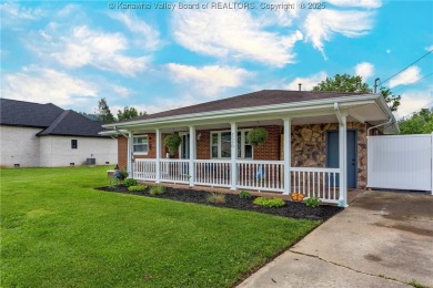 Charming one-level brick rancher, beautifully updated and on Riviera Country Club in West Virginia - for sale on GolfHomes.com, golf home, golf lot