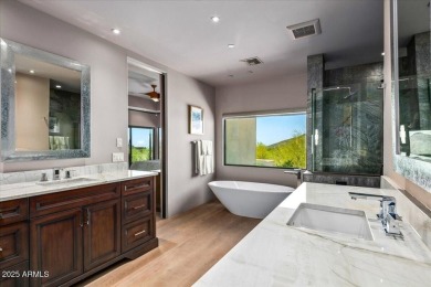 Welcome to a masterfully reimagined soft contemporary residence on Desert Mountain Golf Club - Renegade Course in Arizona - for sale on GolfHomes.com, golf home, golf lot