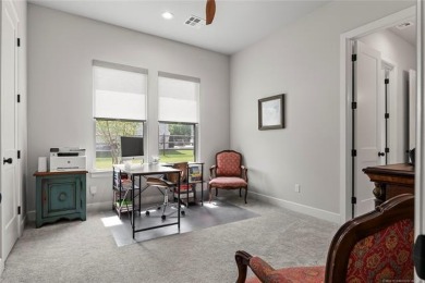 Welcome to your luxury retreat--this nearly new one-story home on The Patriot in Oklahoma - for sale on GolfHomes.com, golf home, golf lot