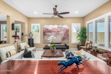 Beautiful, very well-maintained contemporary courtyard villa on Tuscany Falls At Pebble Creek in Arizona - for sale on GolfHomes.com, golf home, golf lot
