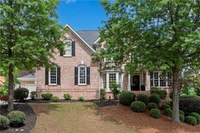 Welcome to this stunning 6BR/5BA, 3-sides brick home in the on Windermere Golf Club in Georgia - for sale on GolfHomes.com, golf home, golf lot