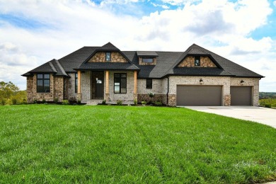 Brand new in Rivercut! Located in a  cul-de-sac with views of on Rivercut Golf Course in Missouri - for sale on GolfHomes.com, golf home, golf lot