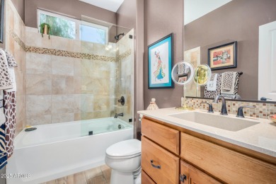 Beautiful, very well-maintained contemporary courtyard villa on Tuscany Falls At Pebble Creek in Arizona - for sale on GolfHomes.com, golf home, golf lot