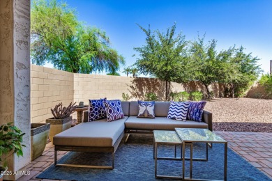 Beautiful, very well-maintained contemporary courtyard villa on Tuscany Falls At Pebble Creek in Arizona - for sale on GolfHomes.com, golf home, golf lot