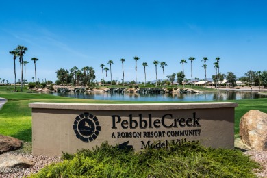 Beautiful, very well-maintained contemporary courtyard villa on Tuscany Falls At Pebble Creek in Arizona - for sale on GolfHomes.com, golf home, golf lot