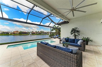 Exceptional custom home in the beautiful, gated enclave of on IMG Academies Golf and Country Club in Florida - for sale on GolfHomes.com, golf home, golf lot