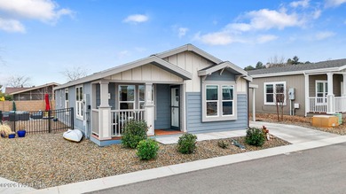 Welcome to this almost-new Cavco-built home located in a on Prescott Golf and Country Club in Arizona - for sale on GolfHomes.com, golf home, golf lot