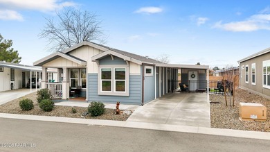 Welcome to this almost-new Cavco-built home located in a on Prescott Golf and Country Club in Arizona - for sale on GolfHomes.com, golf home, golf lot