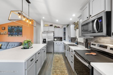 Welcome to this almost-new Cavco-built home located in a on Prescott Golf and Country Club in Arizona - for sale on GolfHomes.com, golf home, golf lot