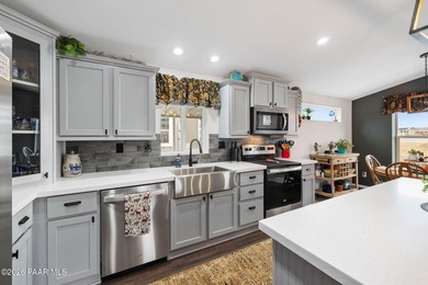 Welcome to this almost-new Cavco-built home located in a on Prescott Golf and Country Club in Arizona - for sale on GolfHomes.com, golf home, golf lot