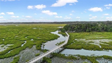 Cooper's Point provides access to a community deep water dock on Sapelo Hammock Golf Club in Georgia - for sale on GolfHomes.com, golf home, golf lot