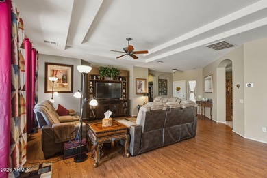 Welcome to this darling and lovingly maintained 2 bedroom, 2 on Tuscany Falls At Pebble Creek in Arizona - for sale on GolfHomes.com, golf home, golf lot