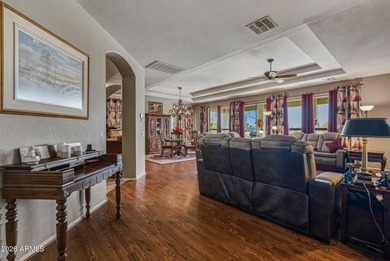 Welcome to this darling and lovingly maintained 2 bedroom, 2 on Tuscany Falls At Pebble Creek in Arizona - for sale on GolfHomes.com, golf home, golf lot