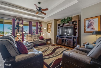 Welcome to this darling and lovingly maintained 2 bedroom, 2 on Tuscany Falls At Pebble Creek in Arizona - for sale on GolfHomes.com, golf home, golf lot