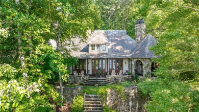 LONG RANGE WATER and BIG MOUNTAIN VIEWS framed by two spring-fed on The Reserve At Lake Keowee in South Carolina - for sale on GolfHomes.com, golf home, golf lot