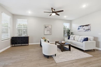 Situated on Hole 14, this beautifully upgraded home showcases on Verrado Golf Club - Victory in Arizona - for sale on GolfHomes.com, golf home, golf lot