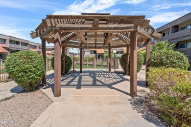 This stylish condo blends comfort and convenience with a cozy on Dobson Ranch Municipal Golf Course in Arizona - for sale on GolfHomes.com, golf home, golf lot