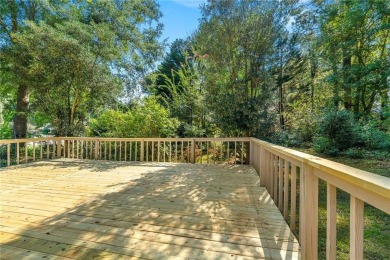 Recently renovated ranch home with, new deck and newer roof is on Honey Creek Country Club in Georgia - for sale on GolfHomes.com, golf home, golf lot