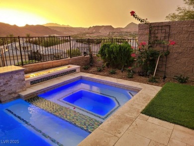 Spectacular views of The Strip, Reflection Bay Golf Course on South Shore At Lake Las Vegas in Nevada - for sale on GolfHomes.com, golf home, golf lot