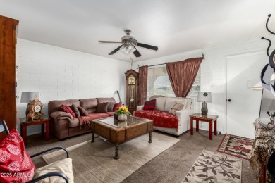 Discover the charm of mid-century living in this 2-bed, 1-bath on Sun City North Golf Course in Arizona - for sale on GolfHomes.com, golf home, golf lot