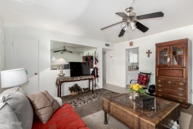 Discover the charm of mid-century living in this 2-bed, 1-bath on Sun City North Golf Course in Arizona - for sale on GolfHomes.com, golf home, golf lot