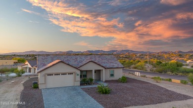 Welcome to your nearly new custom home where modern meets on Wickenburg Country Club in Arizona - for sale on GolfHomes.com, golf home, golf lot