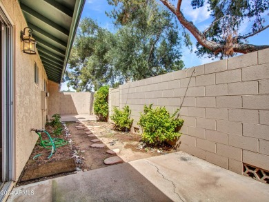 Step into this welcoming single-level townhome nestled in the on Bellaire Golf Club in Arizona - for sale on GolfHomes.com, golf home, golf lot