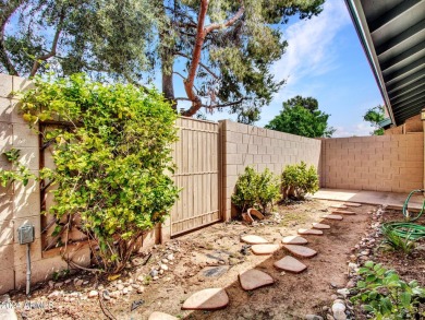 Step into this welcoming single-level townhome nestled in the on Bellaire Golf Club in Arizona - for sale on GolfHomes.com, golf home, golf lot
