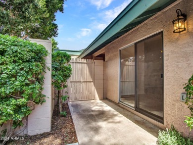 Step into this welcoming single-level townhome nestled in the on Bellaire Golf Club in Arizona - for sale on GolfHomes.com, golf home, golf lot