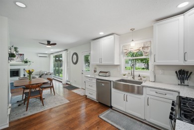 Welcome to this beautifully updated mid-century modern ranch in on Wakonda Club in Iowa - for sale on GolfHomes.com, golf home, golf lot