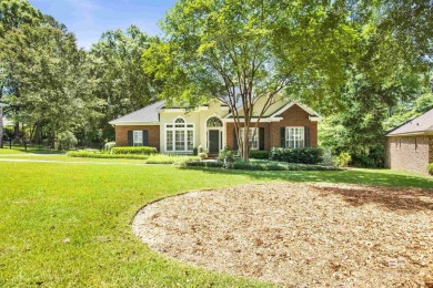 Traditional one-level brick home situated on a small cul-de-sac on TimberCreek Golf Club in Alabama - for sale on GolfHomes.com, golf home, golf lot