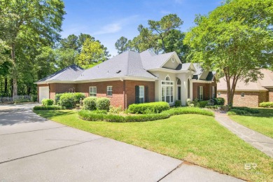 Traditional one-level brick home situated on a small cul-de-sac on TimberCreek Golf Club in Alabama - for sale on GolfHomes.com, golf home, golf lot