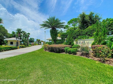 Beautiful Sugar Mill Country Club home located next to the 5th on Sugar Mill Country Club in Florida - for sale on GolfHomes.com, golf home, golf lot