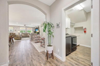 Welcome to a rare and beautifully upgraded single-level home in on Encanterra Country Club in Arizona - for sale on GolfHomes.com, golf home, golf lot