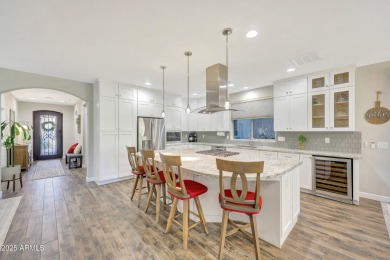 Welcome to a rare and beautifully upgraded single-level home in on Encanterra Country Club in Arizona - for sale on GolfHomes.com, golf home, golf lot