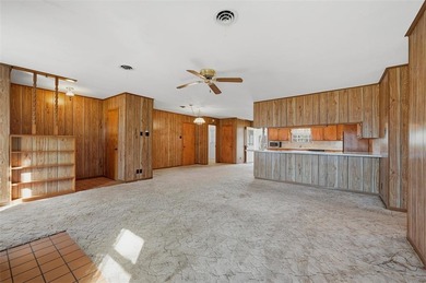 Great potential in this three-bedroom, two-bath golf course on Lake Kiowa Golf Course in Texas - for sale on GolfHomes.com, golf home, golf lot