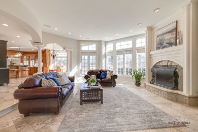 Discover luxury living in this stunning 4-bedroom, 4.2-bath home on Conway Farms Golf Club in Illinois - for sale on GolfHomes.com, golf home, golf lot