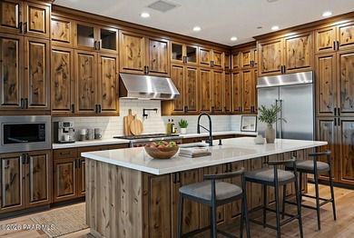 Just completed and move-in ready, this refined corner lot on Talking Rock Golf Club in Arizona - for sale on GolfHomes.com, golf home, golf lot