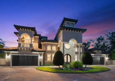 Behind the private gates of this distinguished Belleair estate on Belleview Biltmore Golf Club in Florida - for sale on GolfHomes.com, golf home, golf lot