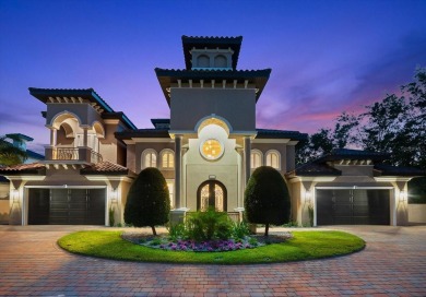 Behind the private gates of this distinguished Belleair estate on Belleview Biltmore Golf Club in Florida - for sale on GolfHomes.com, golf home, golf lot