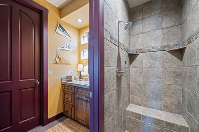 This elegant home sits on the Entrada Fairway with large windows on Entrada at Snow Canyon in Utah - for sale on GolfHomes.com, golf home, golf lot